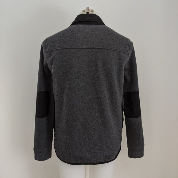 HOWE Quilted Sweater Jacket, Grey/Black S - Picture 4 of 5